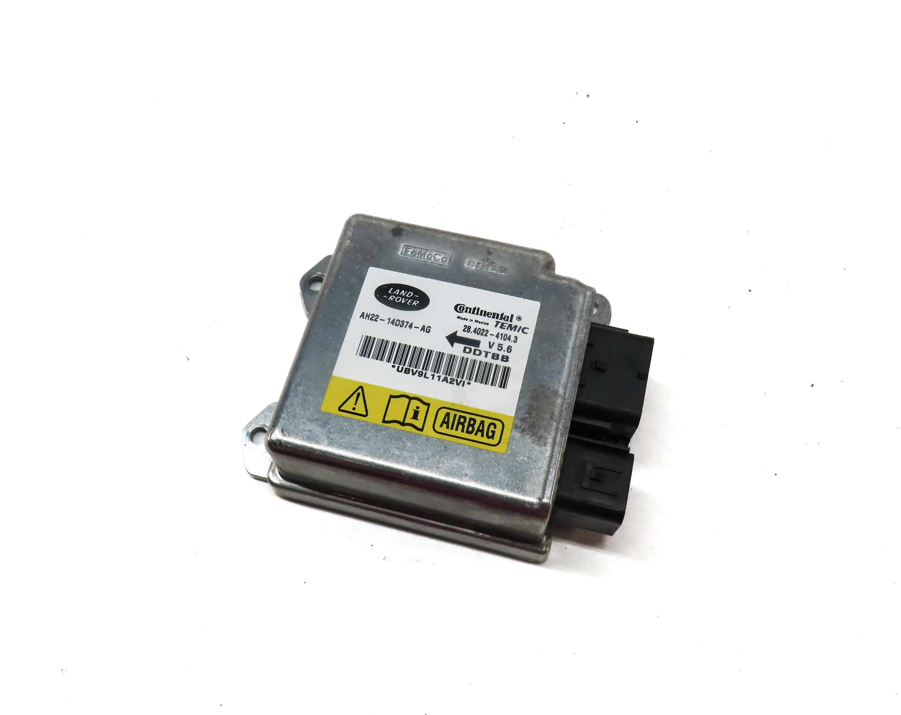 2010-2013 LAND ROVER LR4 RANGE ROVER SPORT (L320) SRS BAG CONTROL MODULE — exact item pictured
